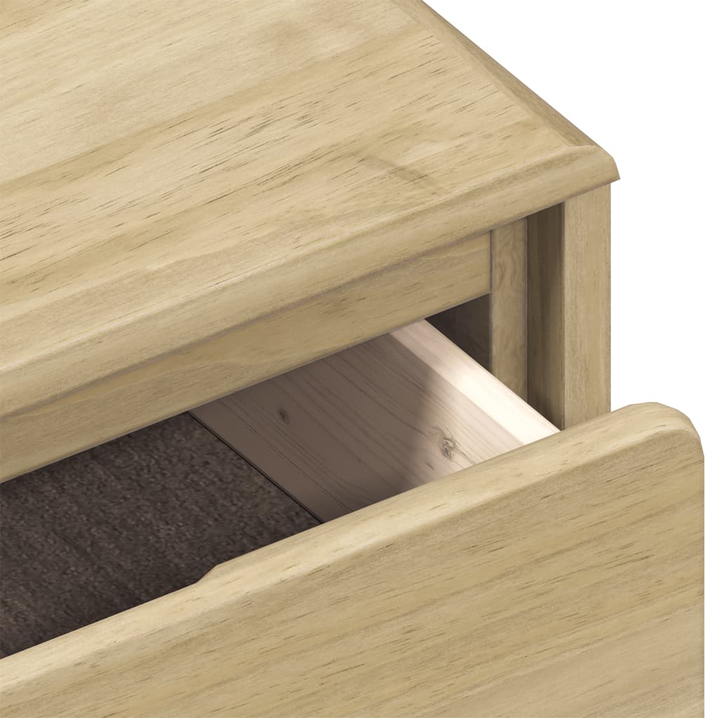 Coffee Table Sauda Oak 99X55X45 Cm Solid Wood Pine