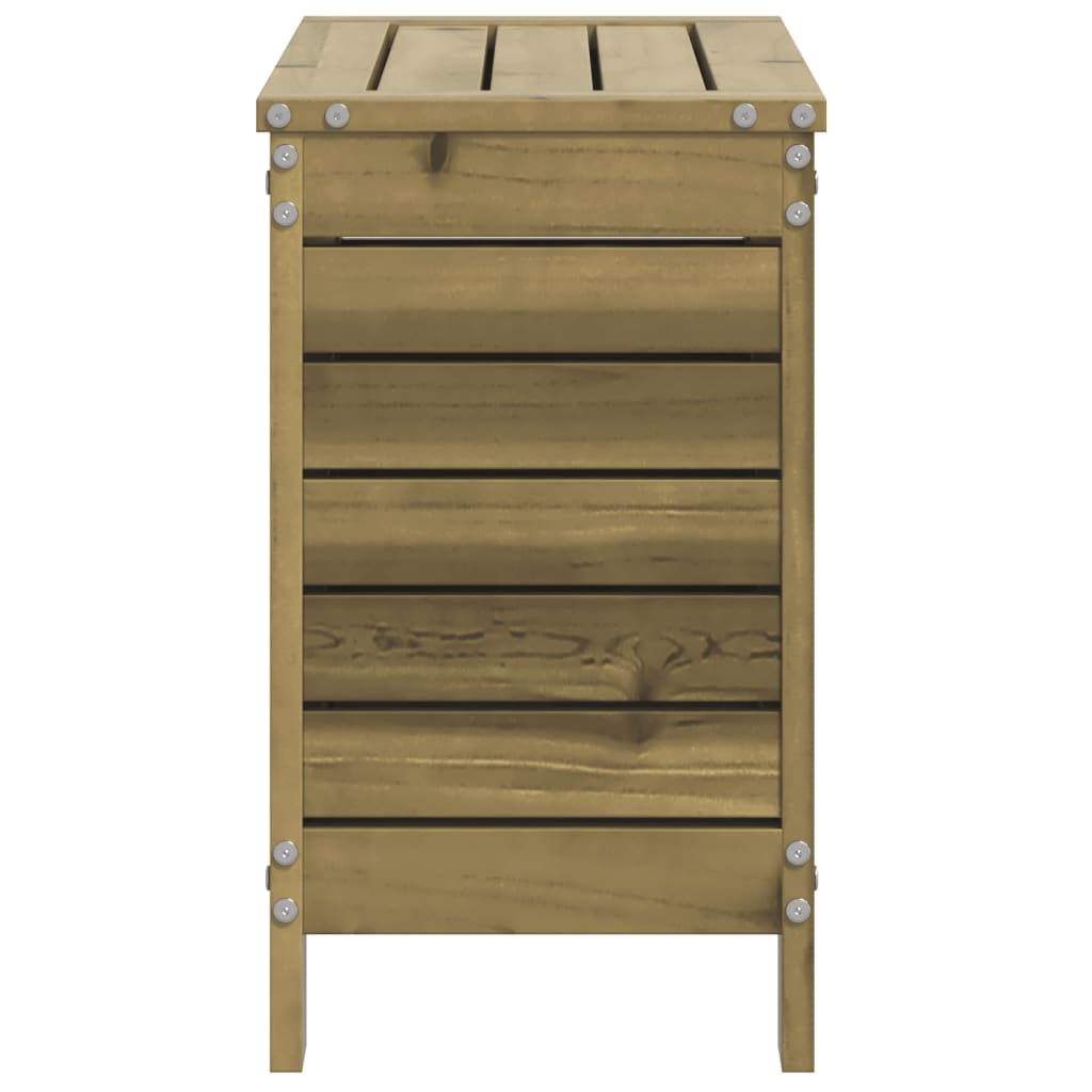 Garden Footstool 62X31.5X52 Cm Impregnated Wood Pine