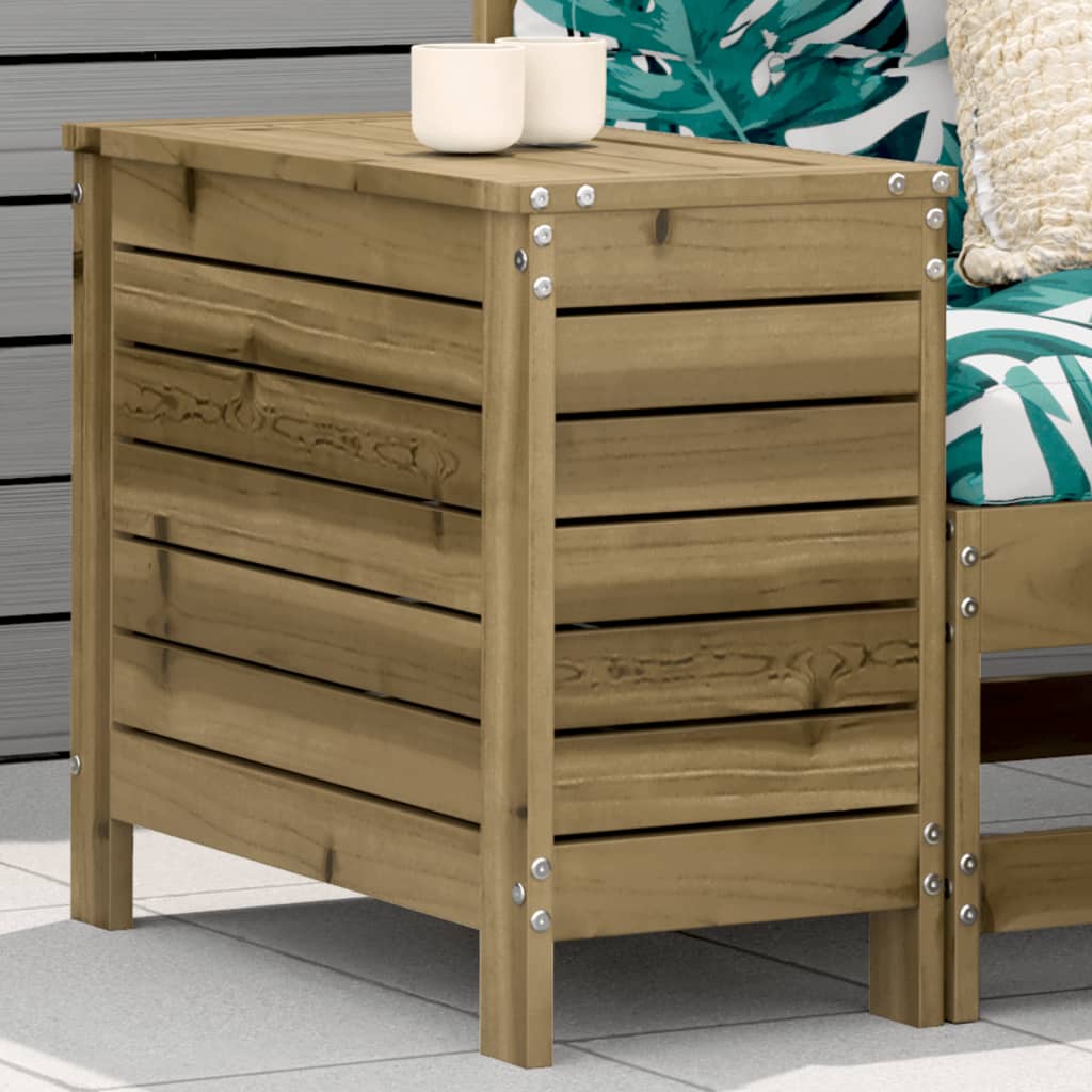Garden Footstool 62X31.5X52 Cm Impregnated Wood Pine