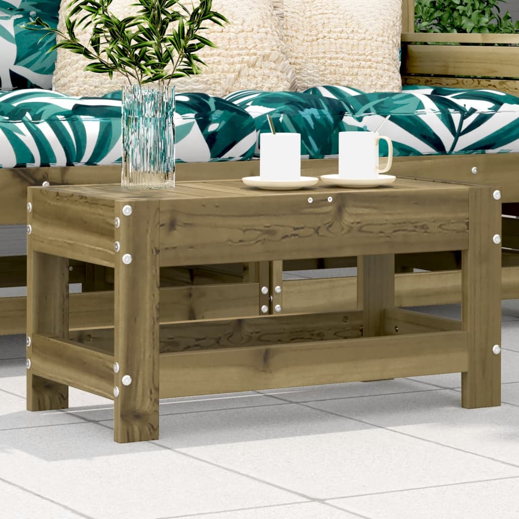 Garden Footstool 62X31.5X52 Cm Impregnated Wood Pine