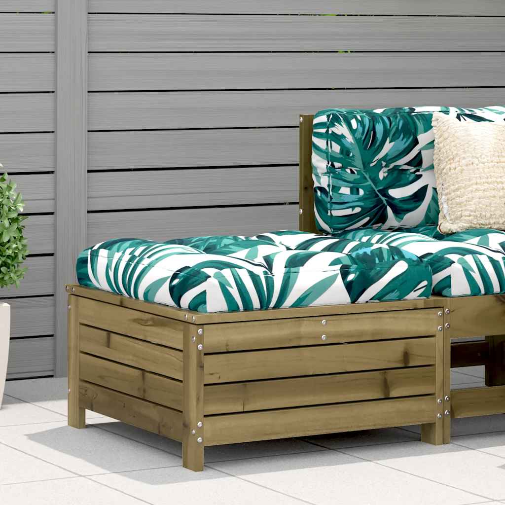 Garden Footstool 62X31.5X52 Cm Impregnated Wood Pine