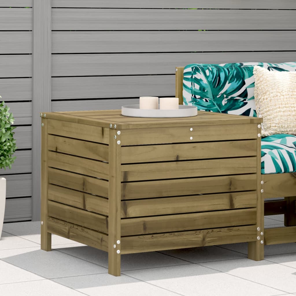 Garden Footstool 62X31.5X52 Cm Impregnated Wood Pine