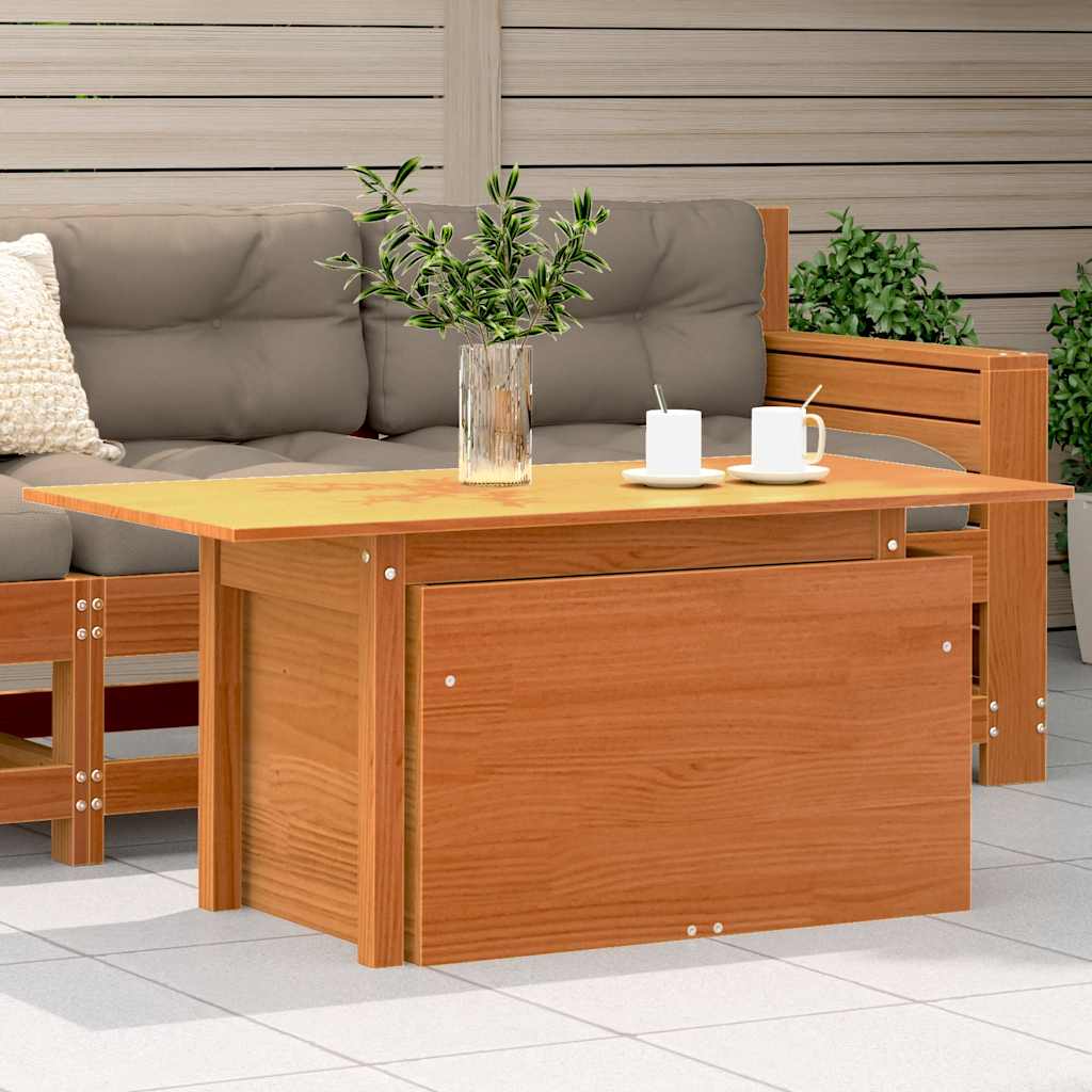 Garden Footstool 62X31.5X52 Cm Impregnated Wood Pine