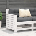 Garden With Cushion Wax Brown Solid Wood Pine