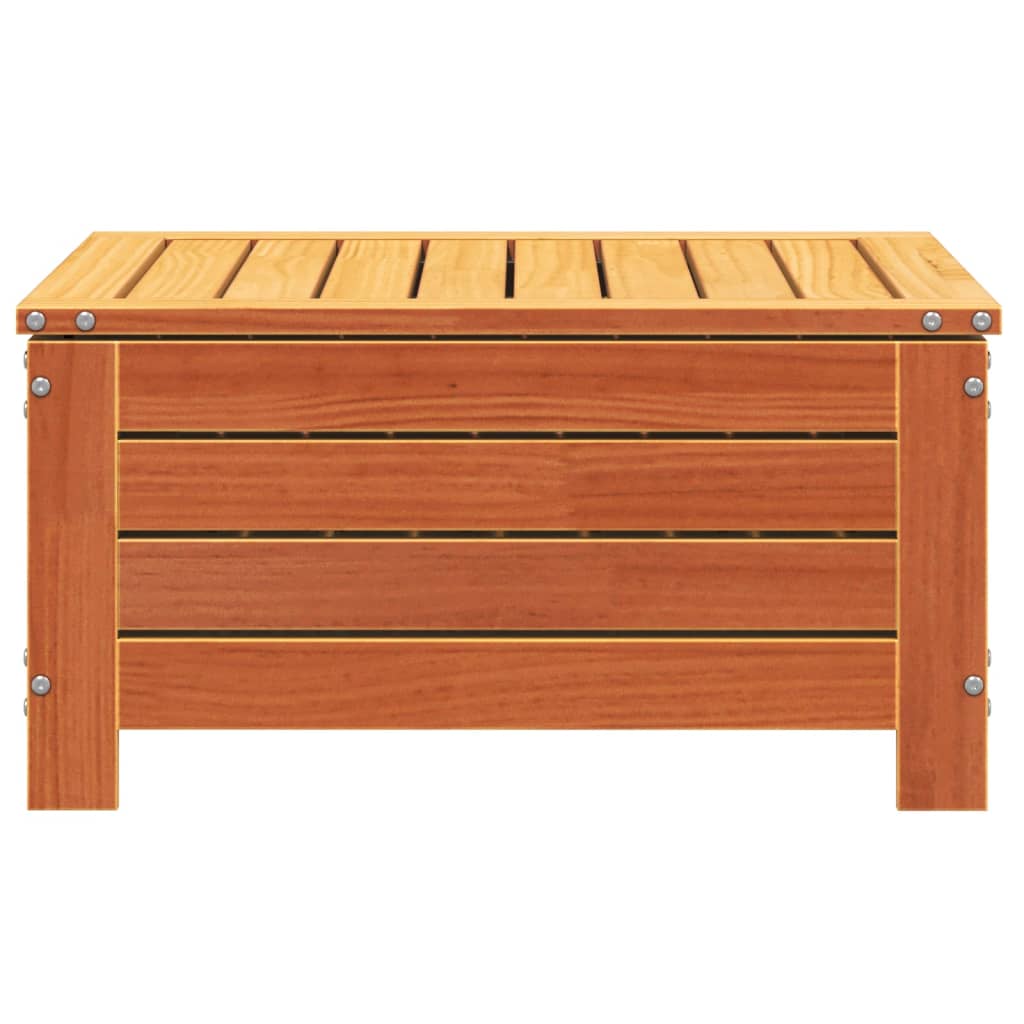 Garden With Cushion Wax Brown Solid Wood Pine