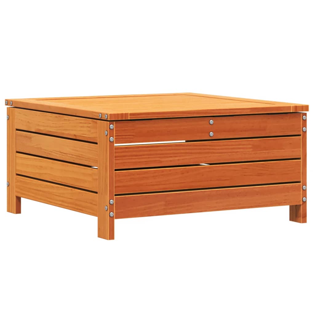 Garden With Cushion Wax Brown Solid Wood Pine