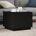 Coffee Table With Led Lights 90X50X40 Cm