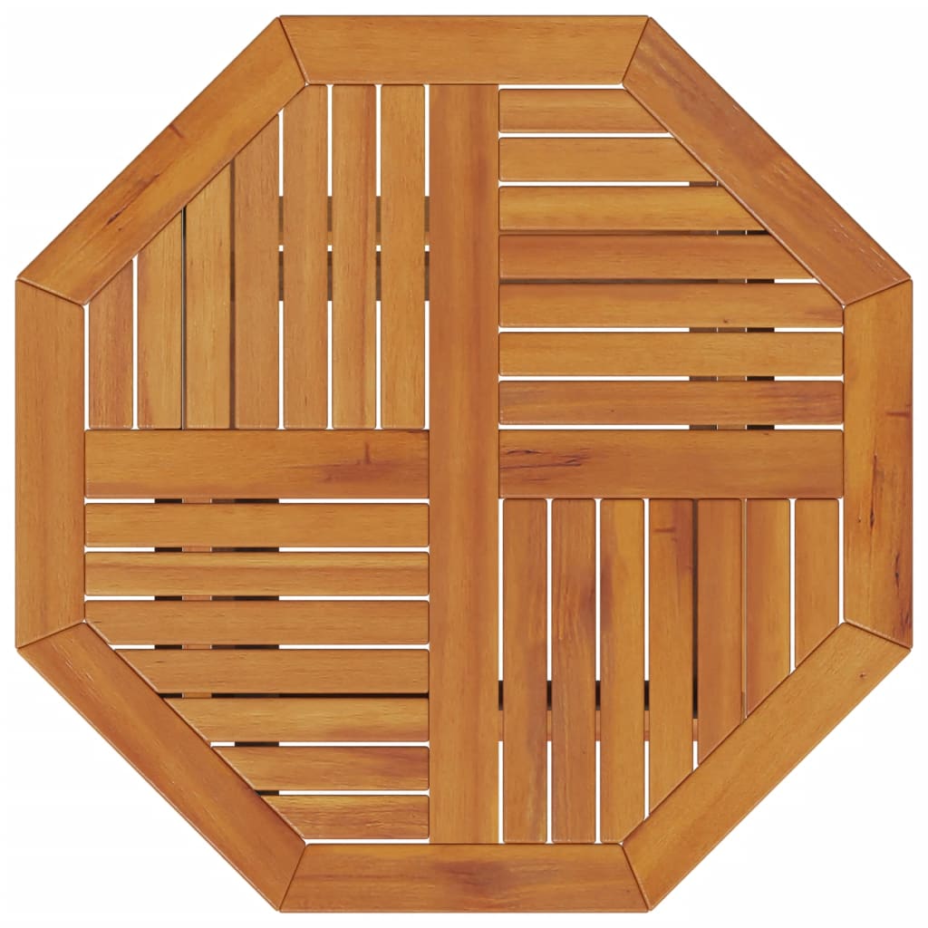Folding Garden Table Ø Solid Wood Acacia