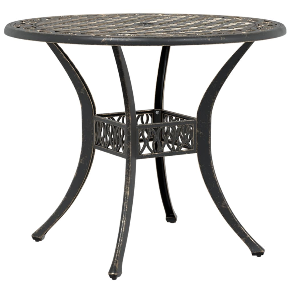 Garden Table Ø90X75 Cm Cast Aluminium