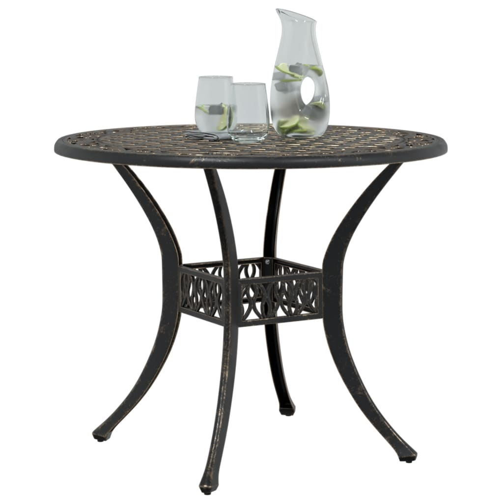 Garden Table Ø90X75 Cm Cast Aluminium