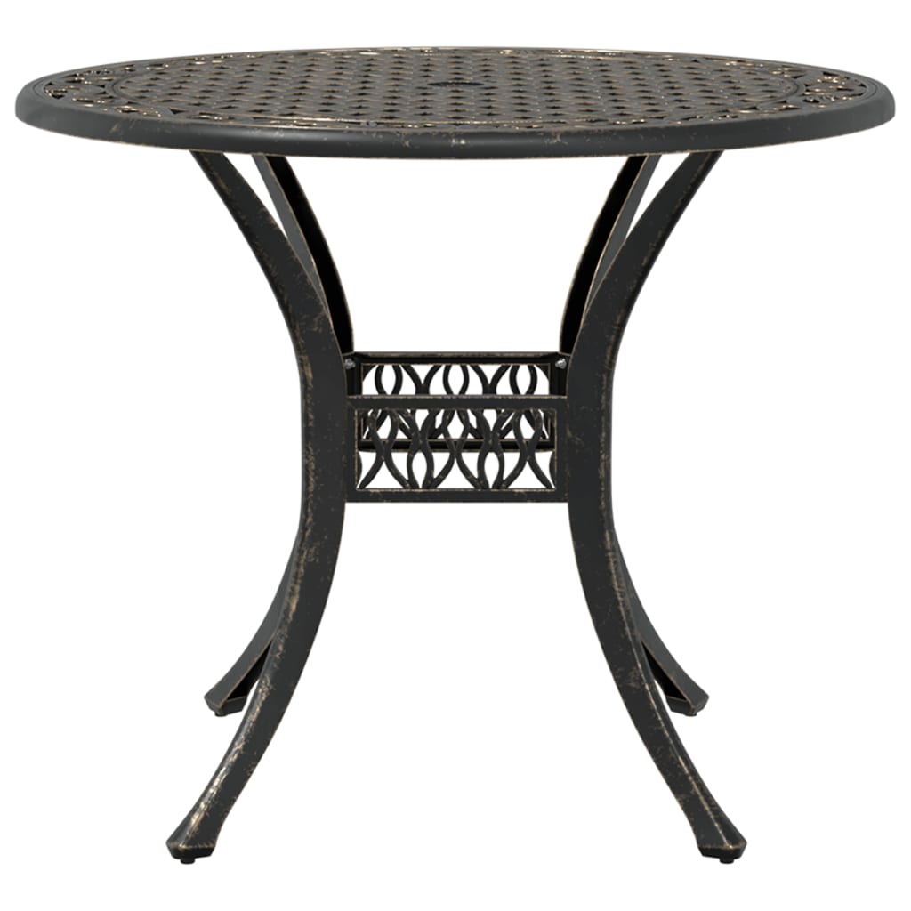 Garden Table Ø90X75 Cm Cast Aluminium