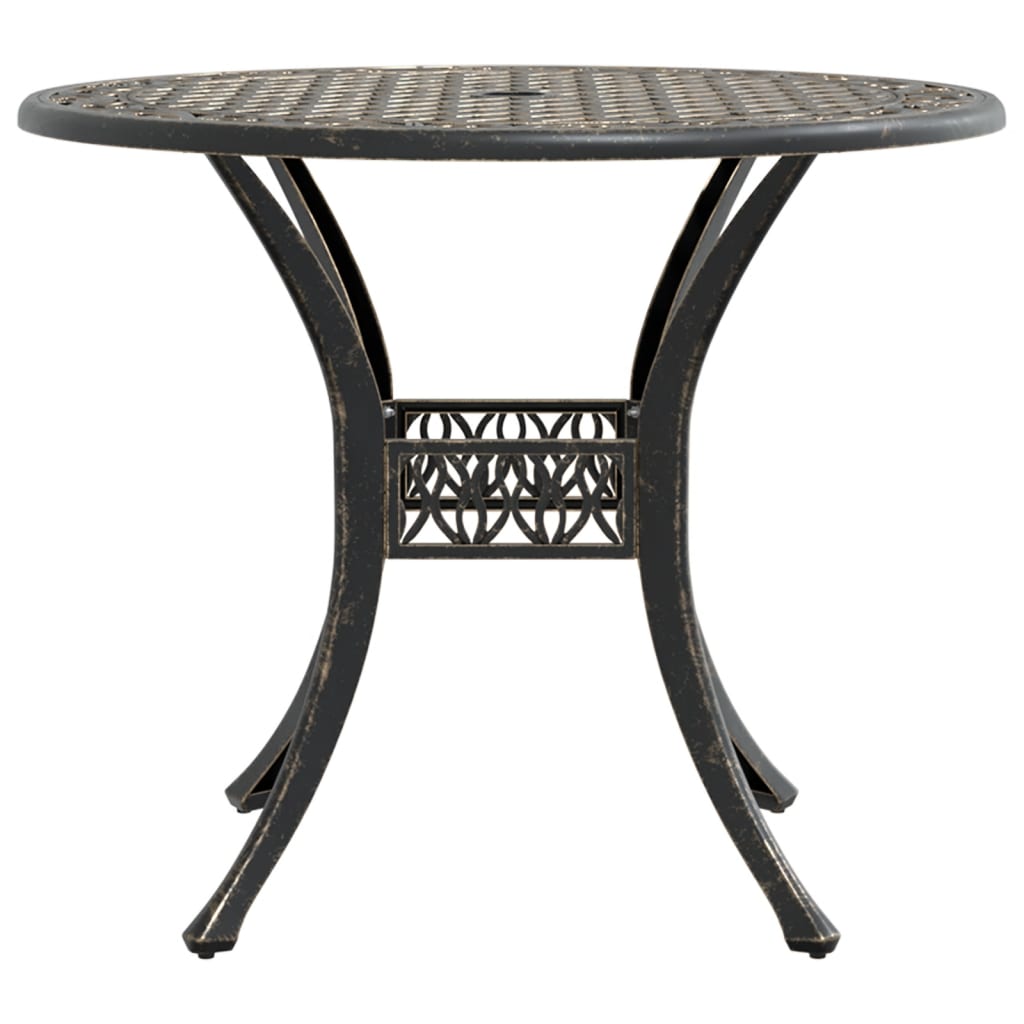 Garden Table Ø90X75 Cm Cast Aluminium