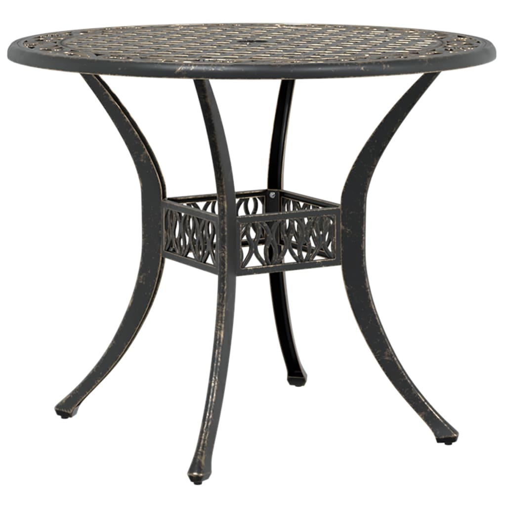 Garden Table Ø90X75 Cm Cast Aluminium