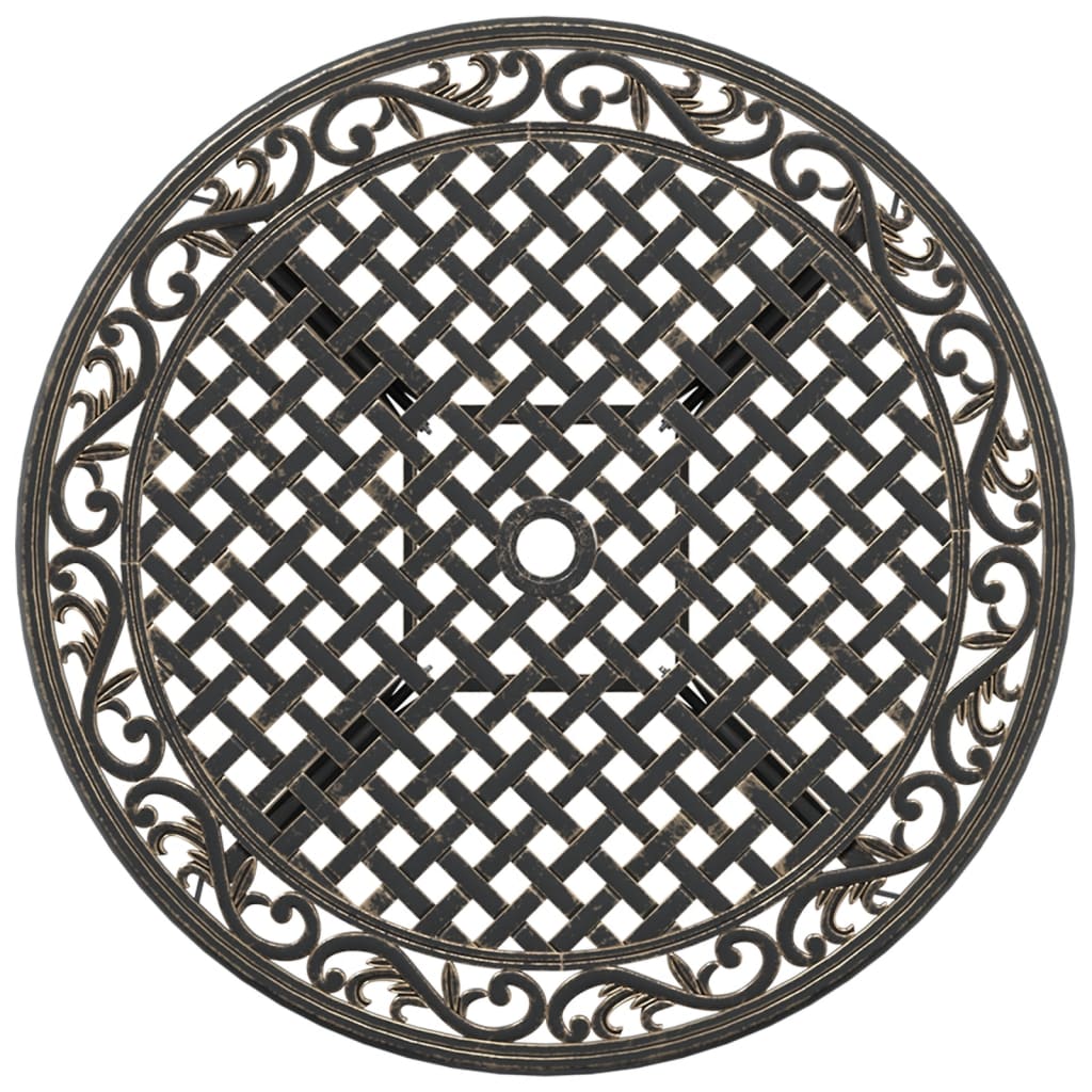 Garden Table Ø90X75 Cm Cast Aluminium