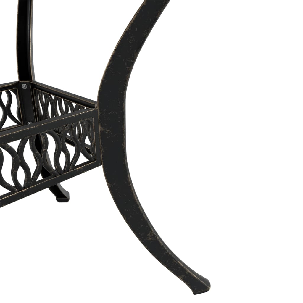 Garden Table Ø90X75 Cm Cast Aluminium