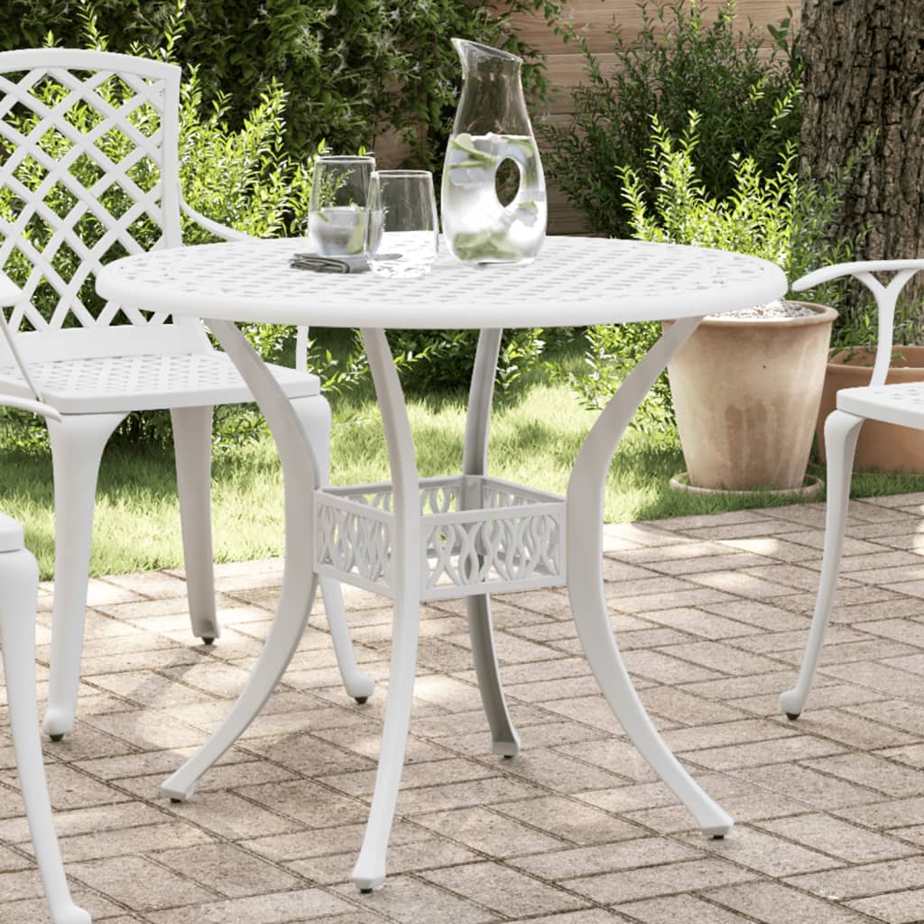 Garden Table Ø90X75 Cm Cast Aluminium
