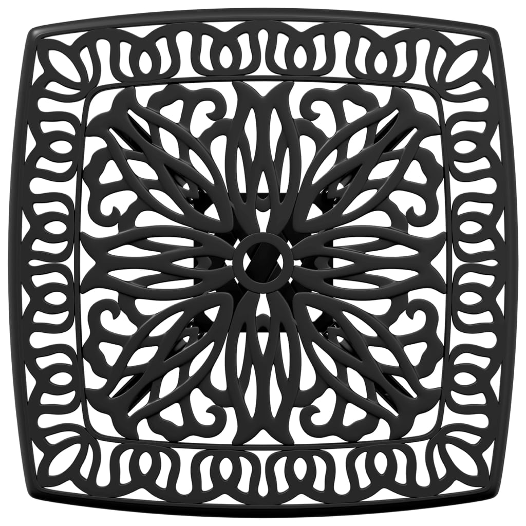 Garden Table 53X53X53 Cm Cast Aluminium