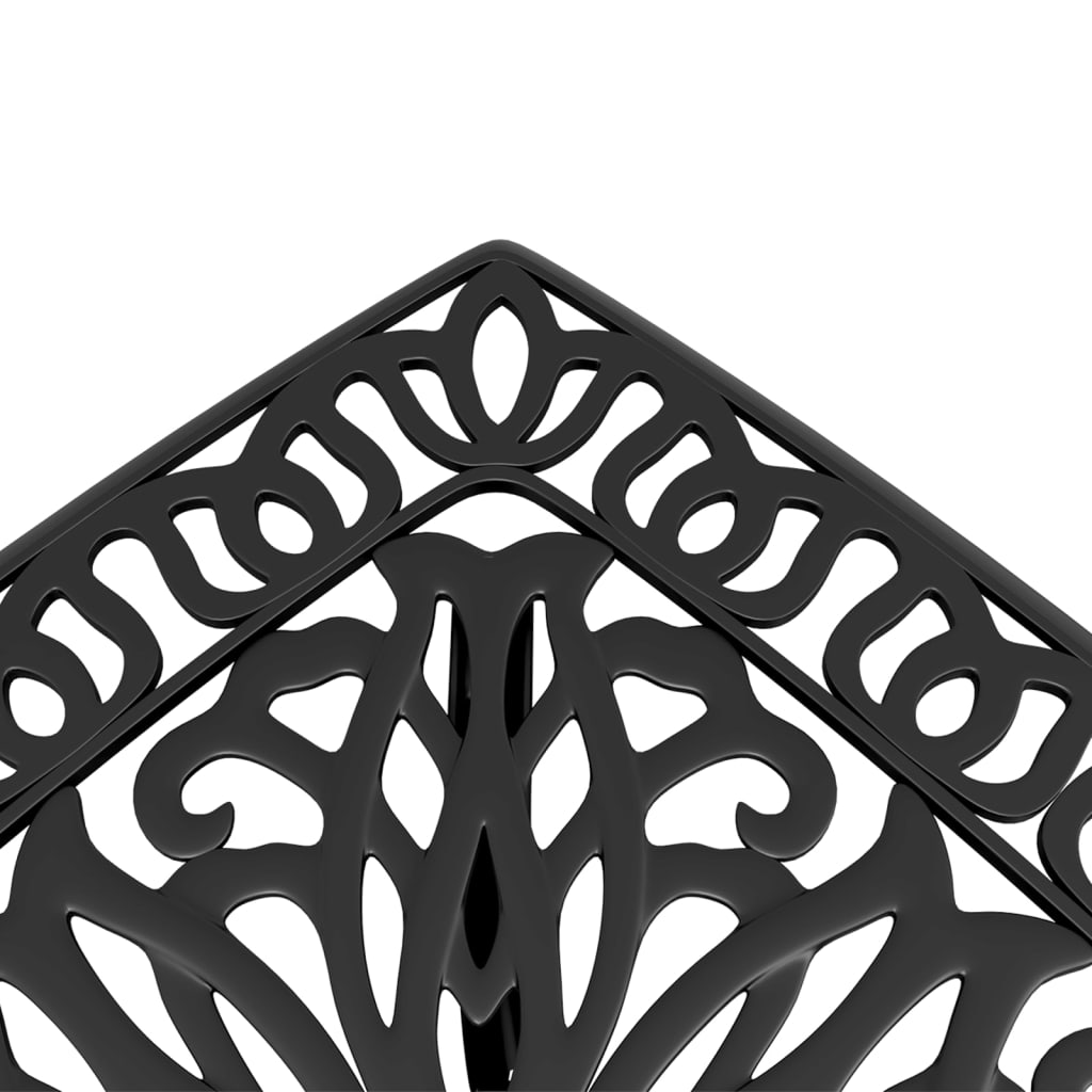 Garden Table 53X53X53 Cm Cast Aluminium
