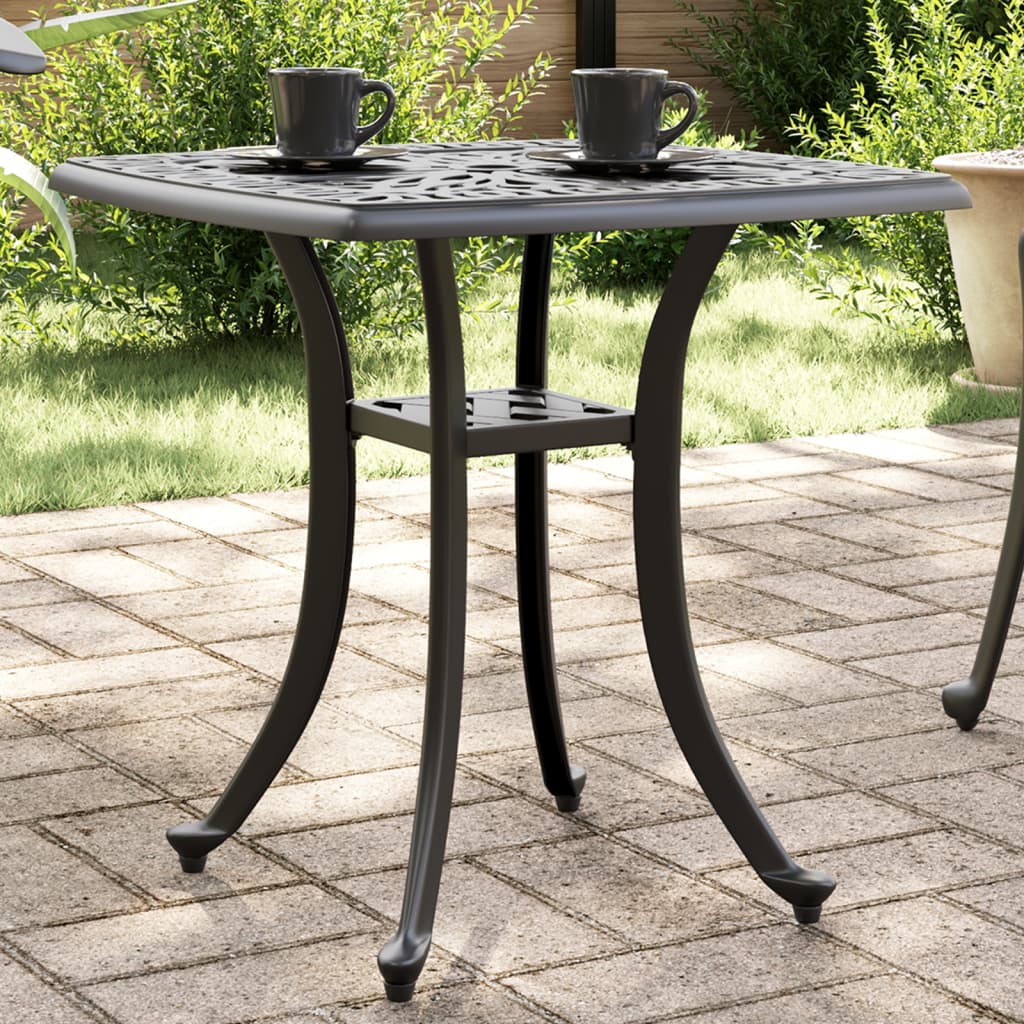 Garden Table 53X53X53 Cm Cast Aluminium