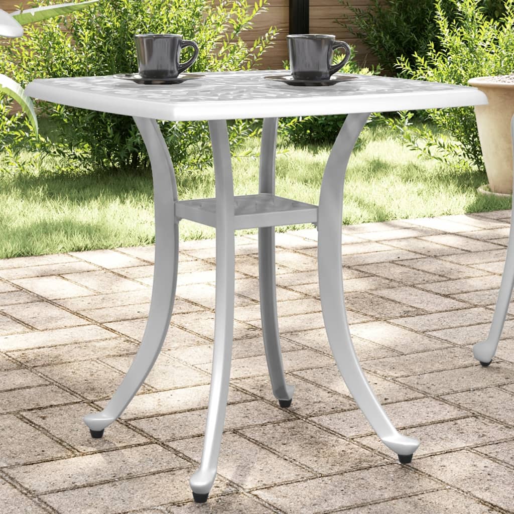 Garden Table 53X53X53 Cm Cast Aluminium