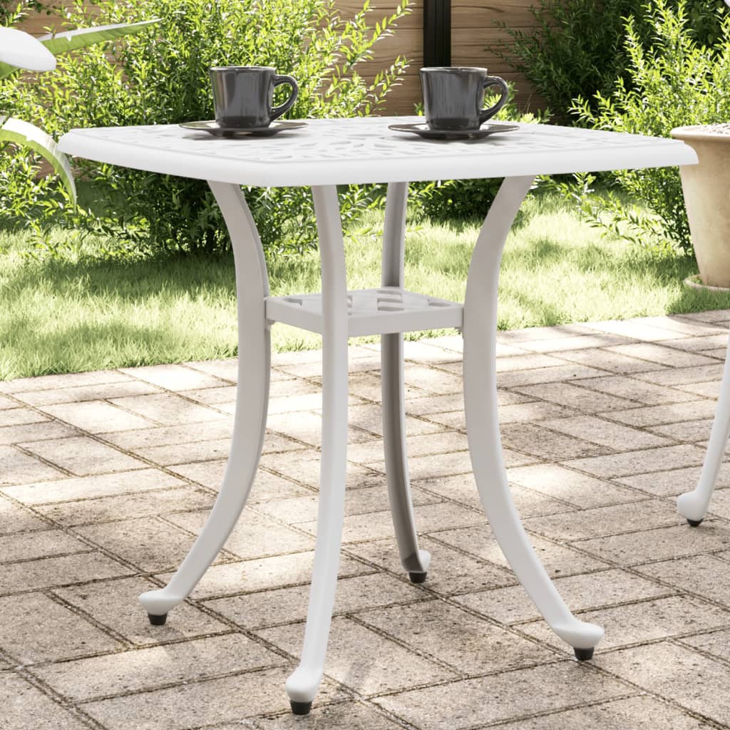 Garden Table 53X53X53 Cm Cast Aluminium