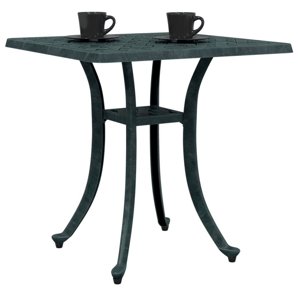 Garden Table 53X53X53 Cm Cast Aluminium