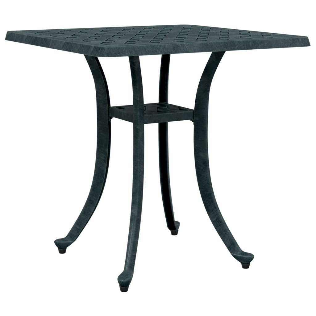 Garden Table 53X53X53 Cm Cast Aluminium