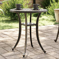 Garden Table Ø48X53 Cm Cast Aluminium
