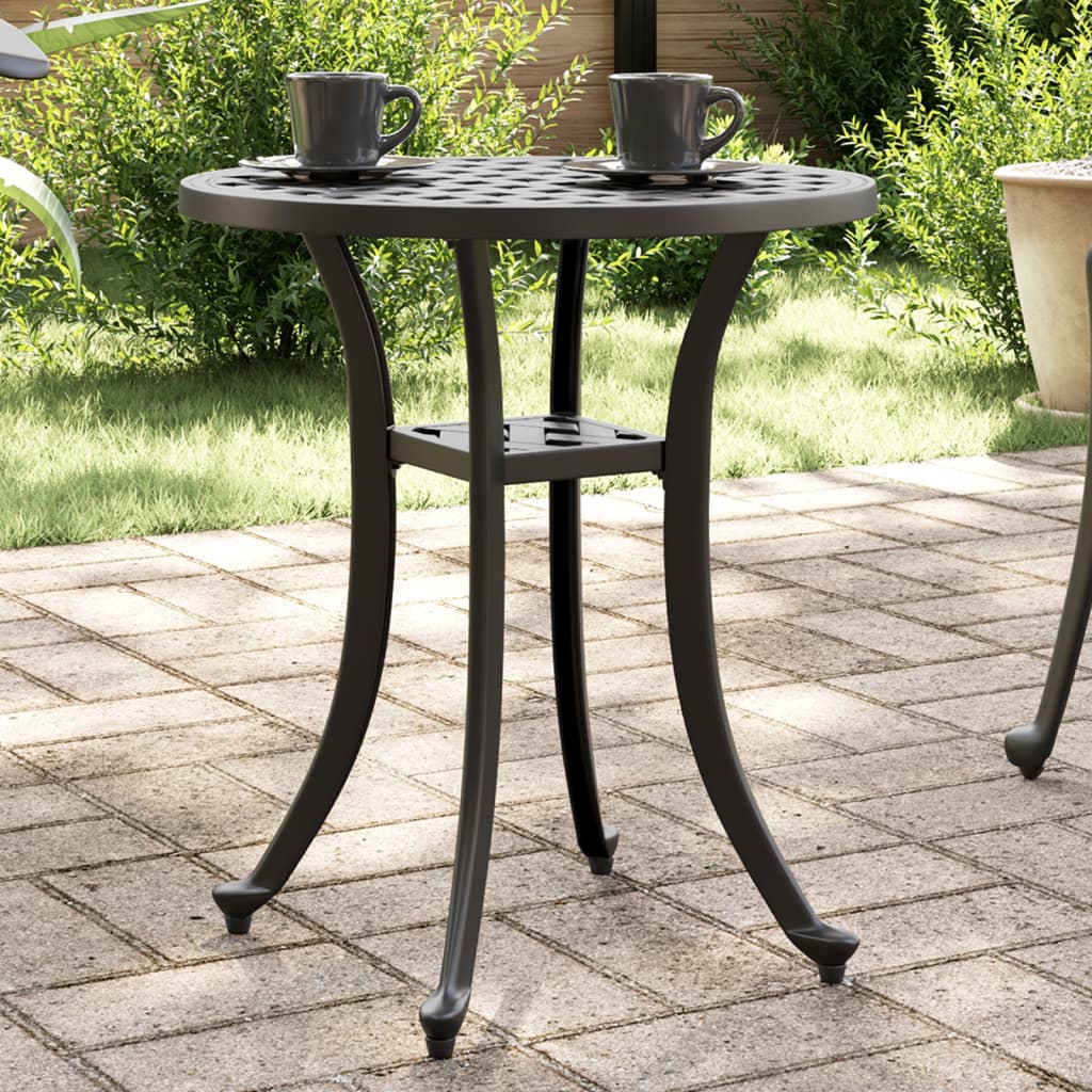 Garden Table Ø48X53 Cm Cast Aluminium