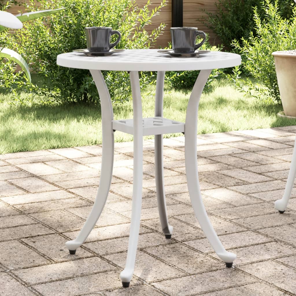 Garden Table Ø48X53 Cm Cast Aluminium
