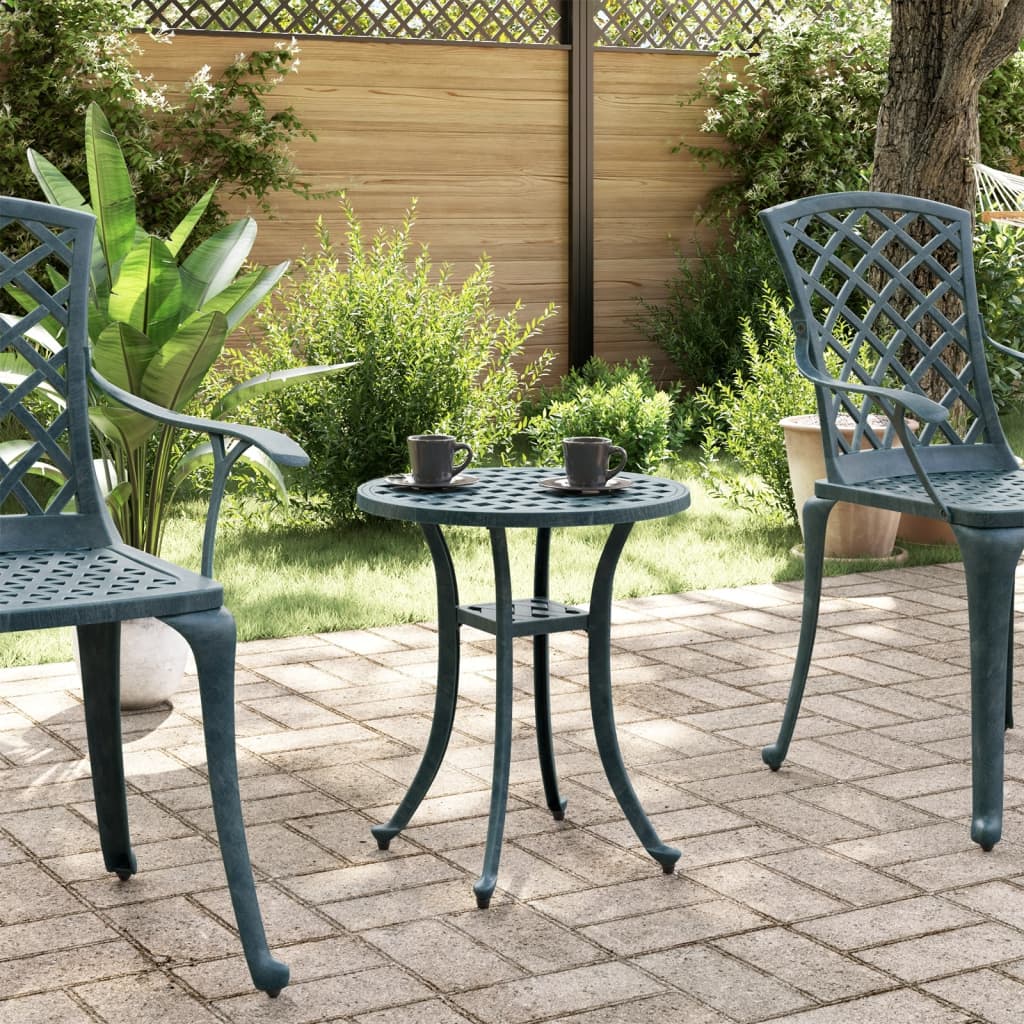 Garden Table Ø48X53 Cm Cast Aluminium