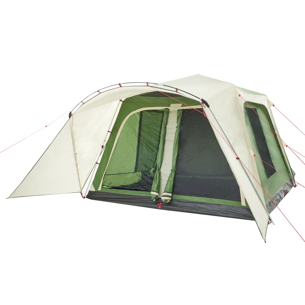 Tents Family Tent Porch 9-Person Quick Release grey and orange green blue