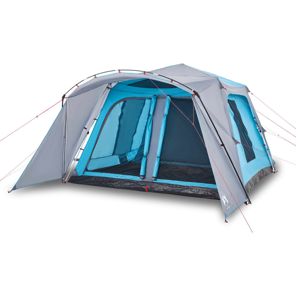 Tents Family Tent Porch 9-Person Quick Release Grey And Orange Green Blue Gre 56