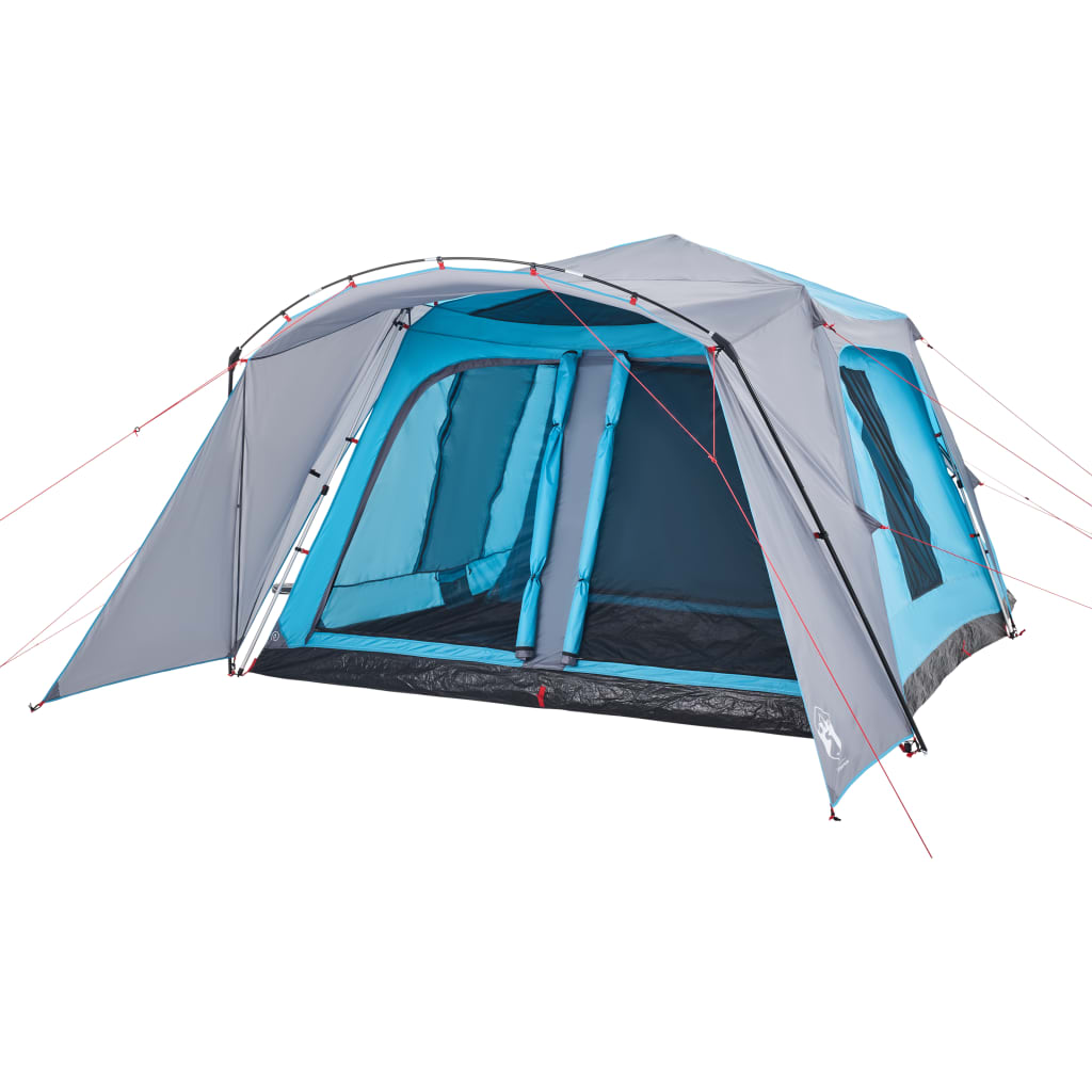 Tents Family Tent Porch 9-Person Quick Release Grey And Orange Green Blue Gre 56