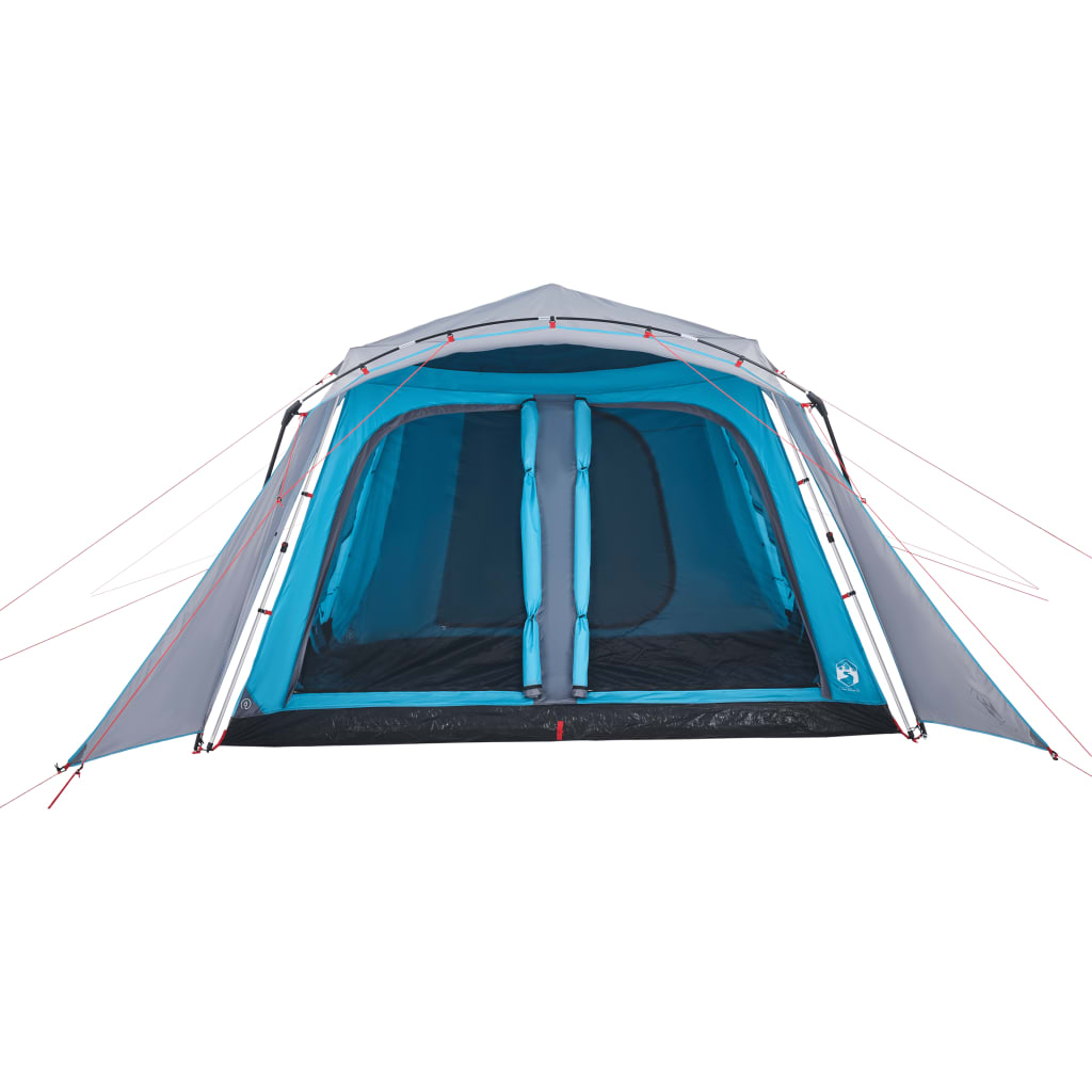 Tents Family Tent Porch 9-Person Quick Release Grey And Orange Green Blue Gre 56