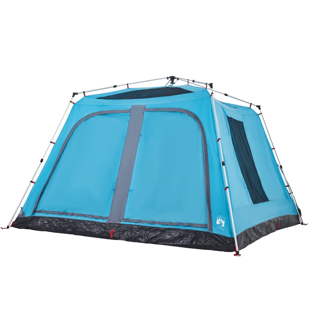 Tents Family Tent Porch 9-Person Quick Release Grey And Orange Green Blue Gre 56