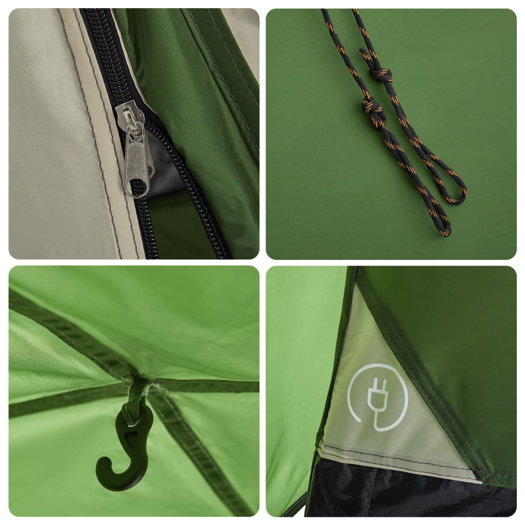 Tents Camping Tent Dome 3-Person Quick Release Green Blue Grey And Orange Gre 30