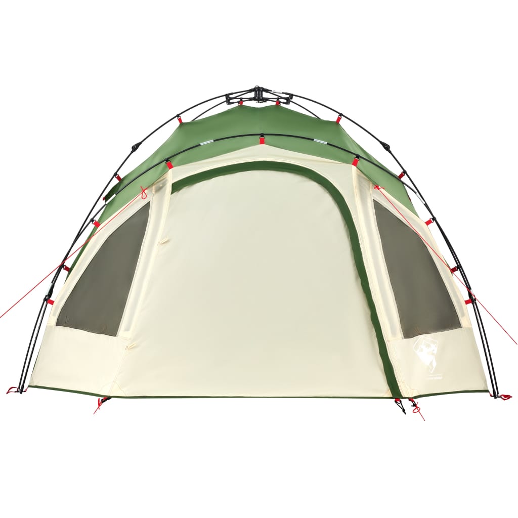 Tents Camping Tent Dome 3-Person Quick Release Green Blue Grey And Orange Gre 30