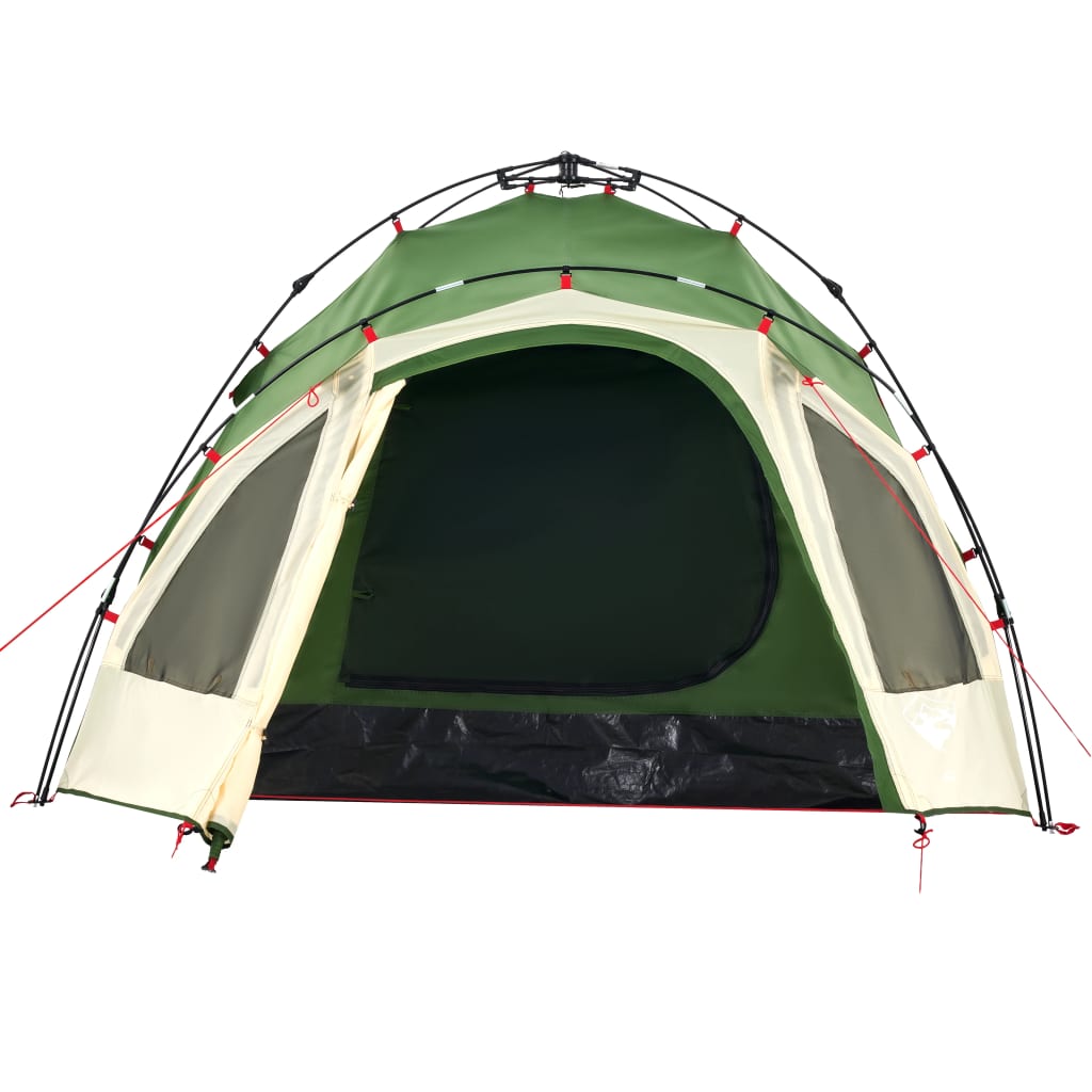 Tents Camping Tent Dome 3-Person Quick Release Green Blue Grey And Orange Gre 30