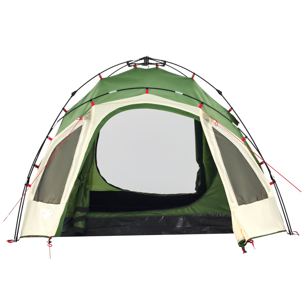 Tents Camping Tent Dome 3-Person Quick Release green blue grey and orange