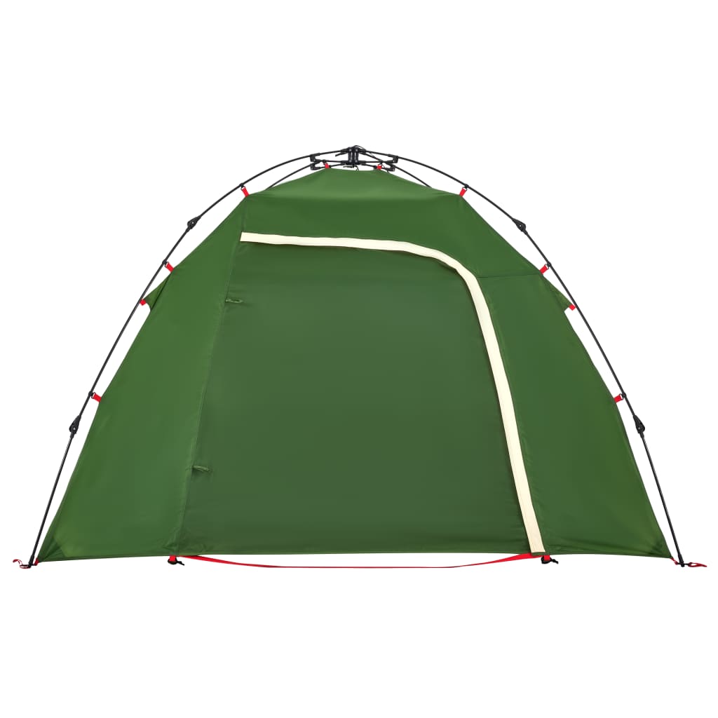 Tents Camping Tent Dome 3-Person Quick Release Green Blue Grey And Orange Gre 30