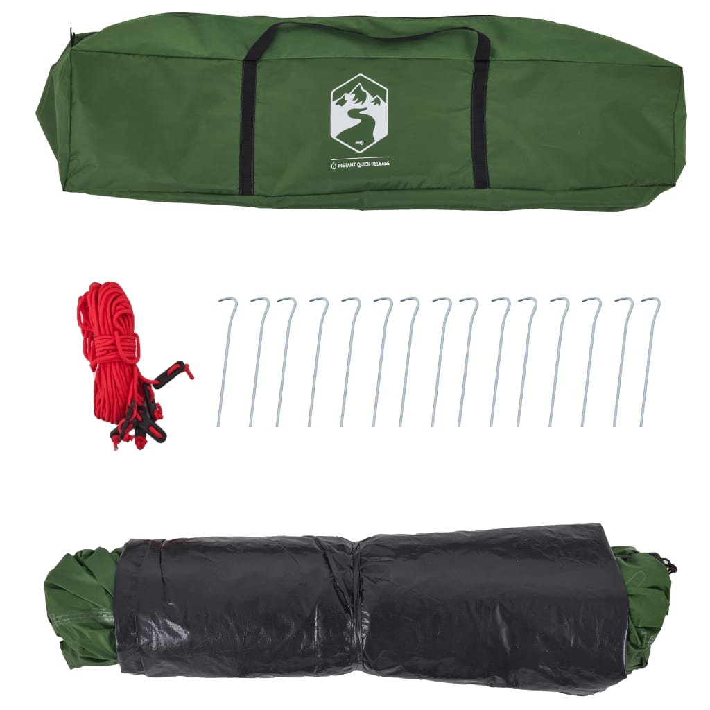 Tents Camping Tent Dome 3-Person Quick Release Green Blue Grey And Orange Gre 30