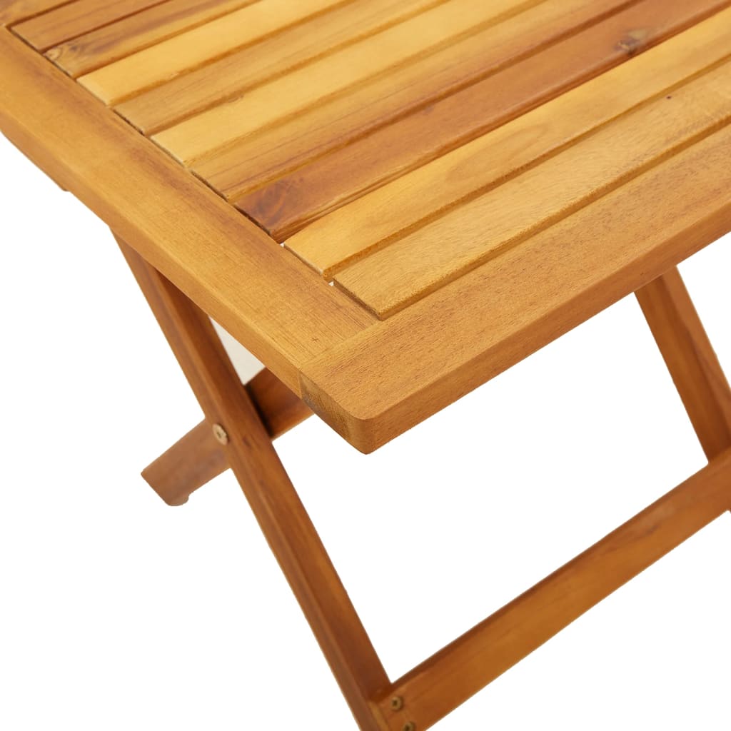 Garden Side Table 40X40X40 Cm Solid Wood Acacia
