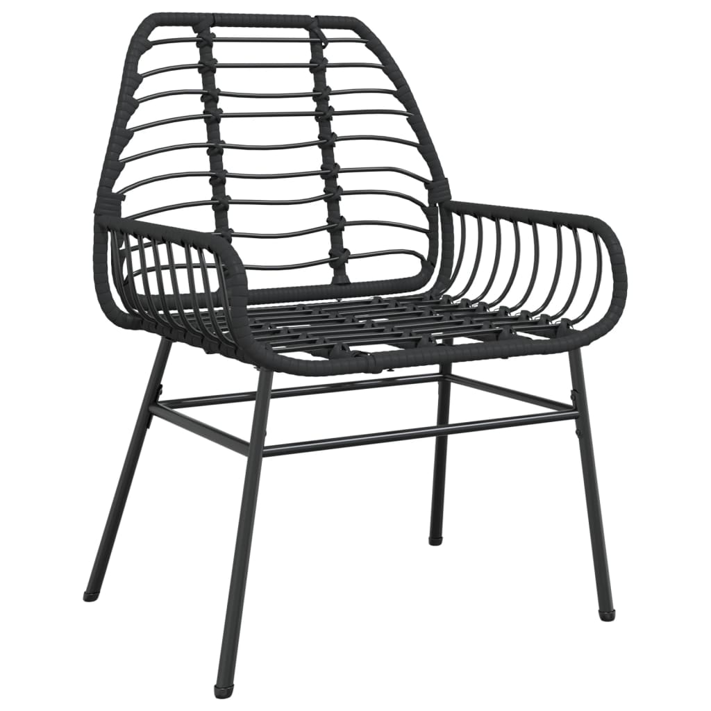 Garden Chairs 2 Pcs Poly Rattan