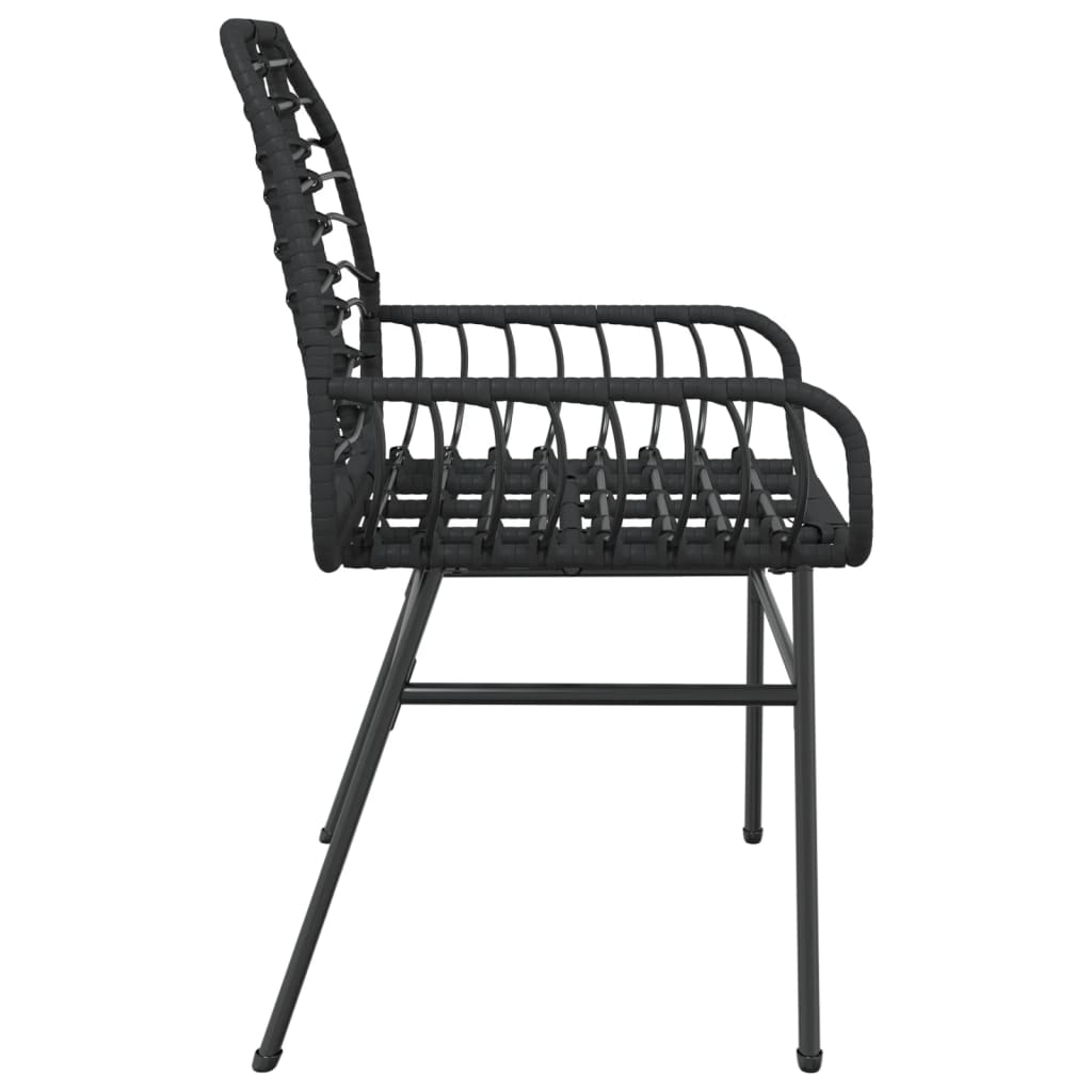 Garden Chairs 2 Pcs Poly Rattan