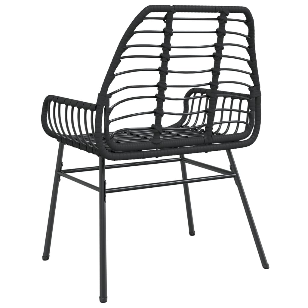 Garden Chairs 2 Pcs Poly Rattan