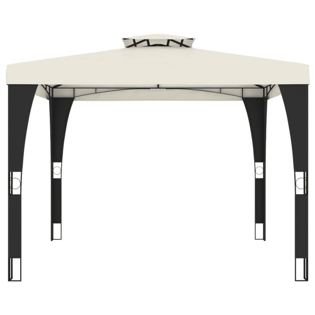 Gazebo With Double Roof Steel