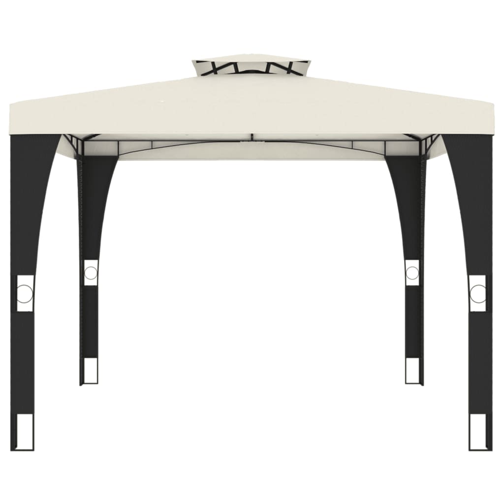 Gazebo With Double Roof Steel
