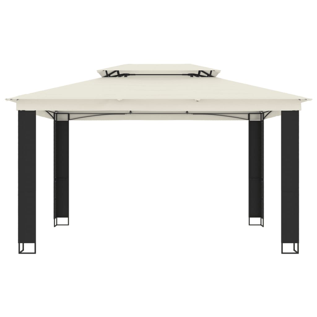 Gazebo With Double Roof Steel