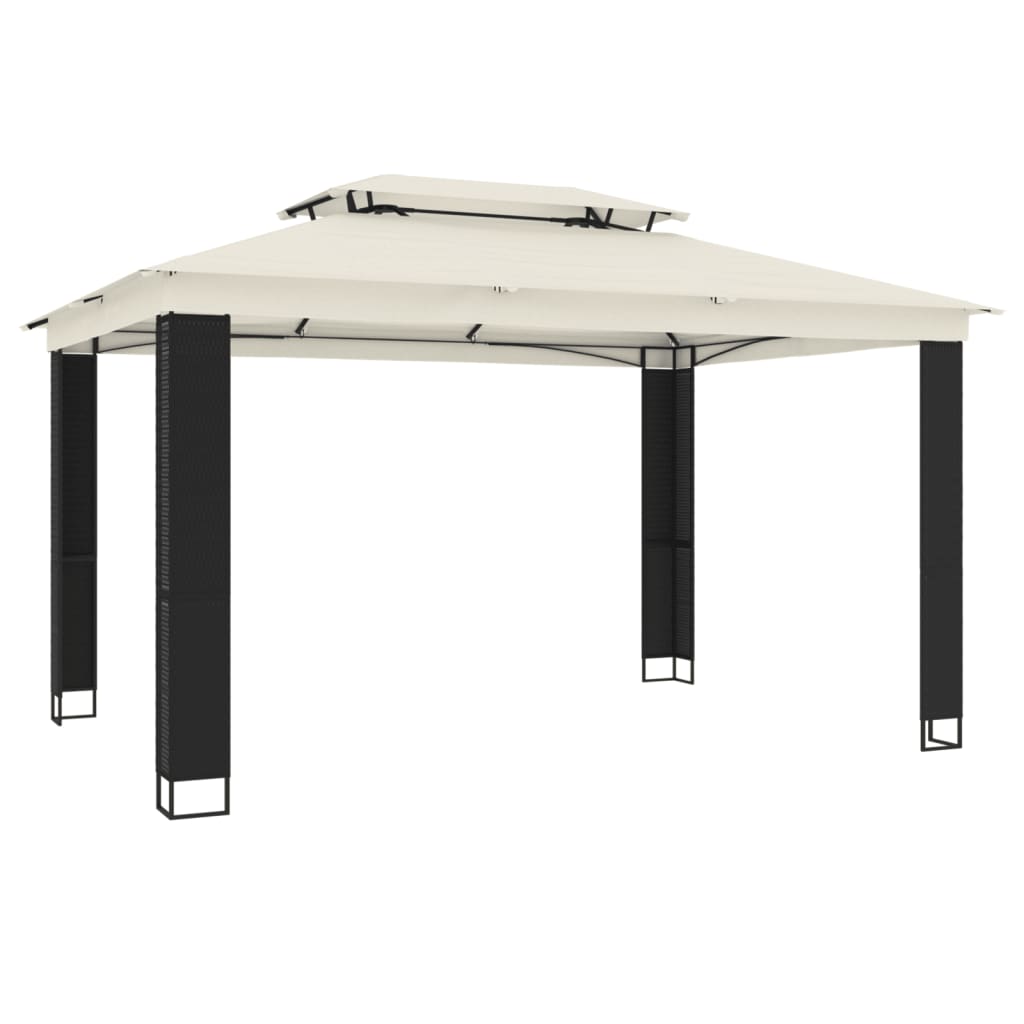 Gazebo With Double Roof Steel